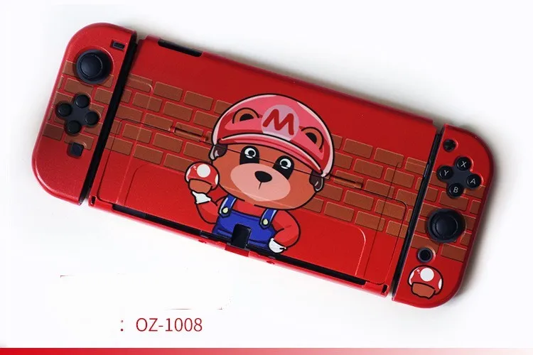 Hard PC protection case for Nintendo Switch OLED console in various decorative patterns