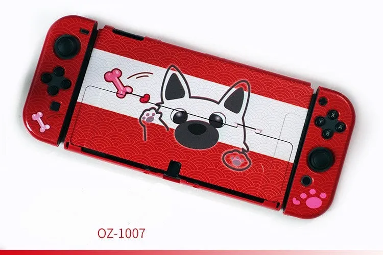 Hard PC protection case for Nintendo Switch OLED console in various decorative patterns