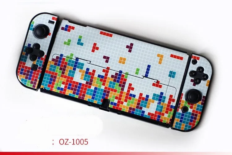 Hard PC protection case for Nintendo Switch OLED console in various decorative patterns