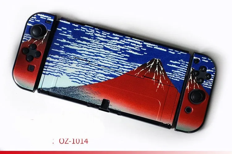 Hard PC protection case for Nintendo Switch OLED console in various decorative patterns