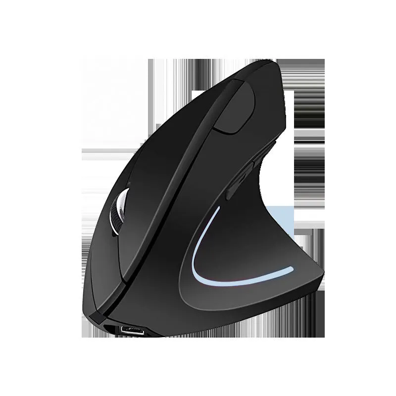 WH-911-C left hand ergonomic mouse with 2.4GHz wireless and wired connectivity, 1600 DPI rat size
