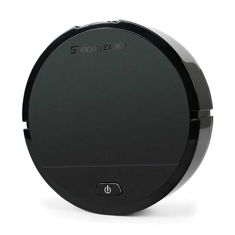 Intelligent robot sweeper with dry battery power in black, red or white colour options