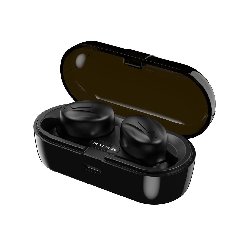 Xg13 Pro Bluetooth 5.0 wireless sports headset with IPX4 waterproof rating, black ABS earbuds