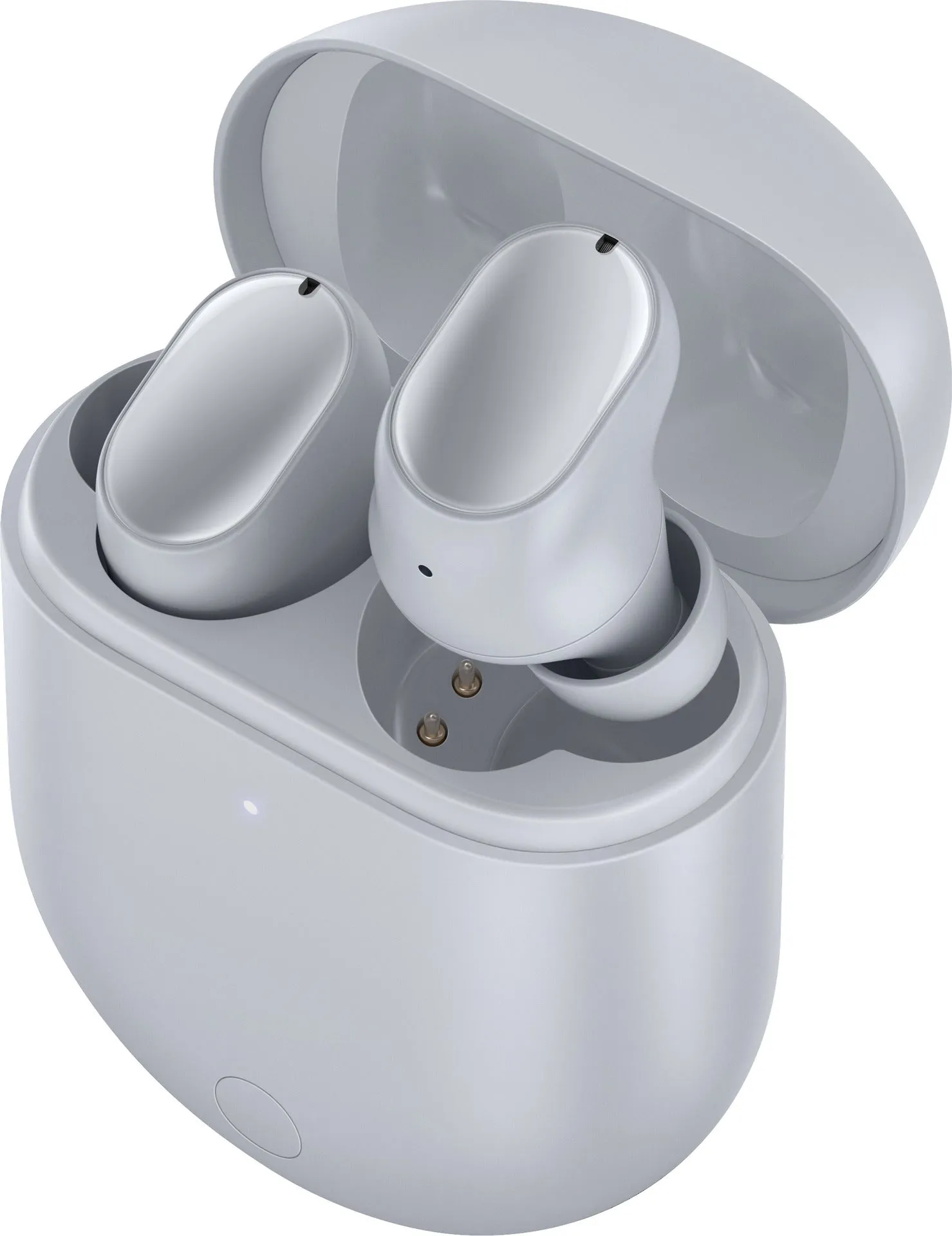 Wireless Bluetooth in-ear headset with single earpiece design in grey or black colour