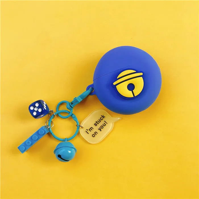 Silicone protective case for Huawei FreeBuds 3 wireless Bluetooth headset in blue colour