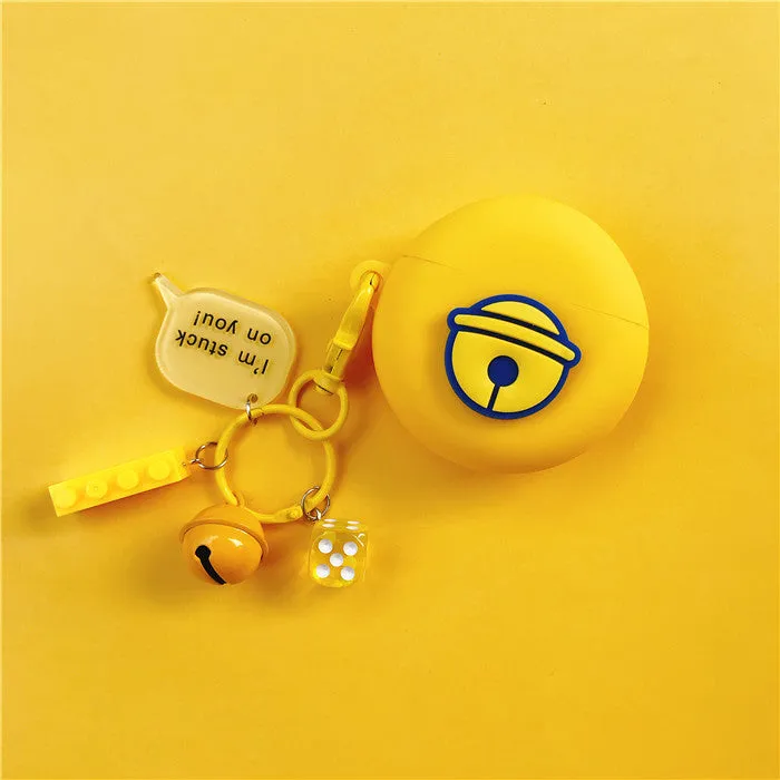 Silicone protective case for Huawei FreeBuds 3 wireless Bluetooth headset in blue colour