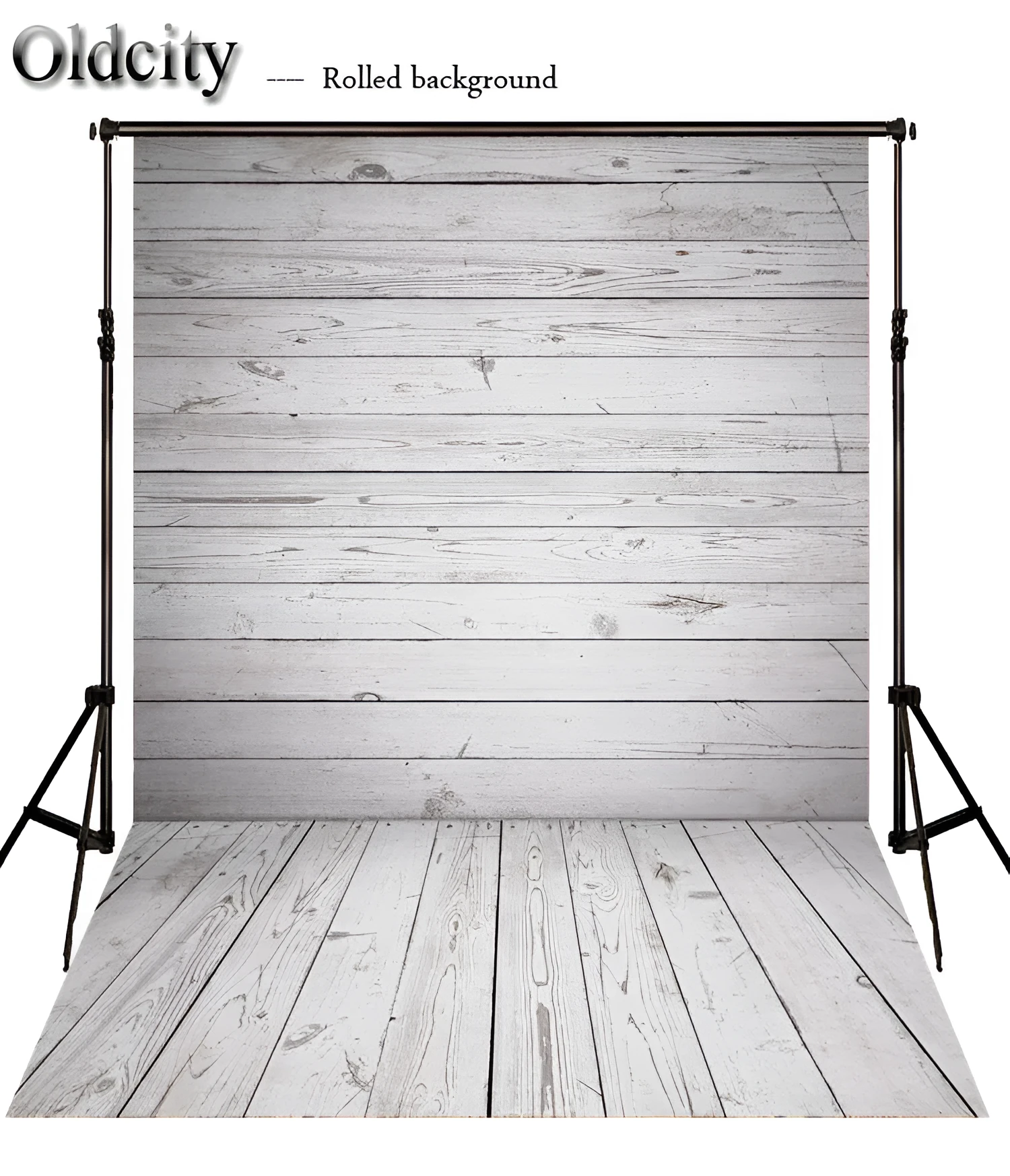 Wood grain plank photography background board in 150x210cm for Christmas or wedding scene layout