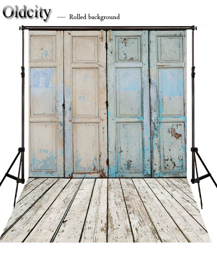 Wood grain plank photography background board in 150x210cm for Christmas or wedding scene layout