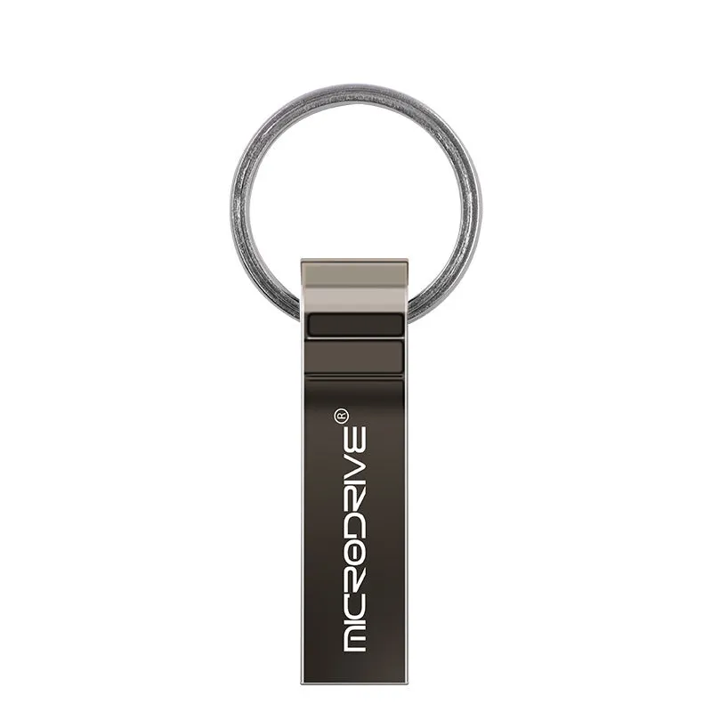 USB 3.0 high speed U Disk with metal shell and rotation cap, black