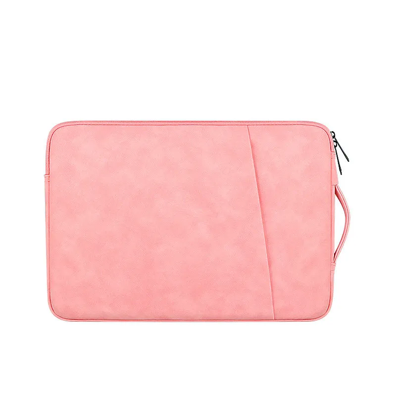 Portable breathable waterproof laptop bag in horizontal square shape with anti-theft and anti-seismic padding, suitable for 13.3 to 15.4 inch laptops