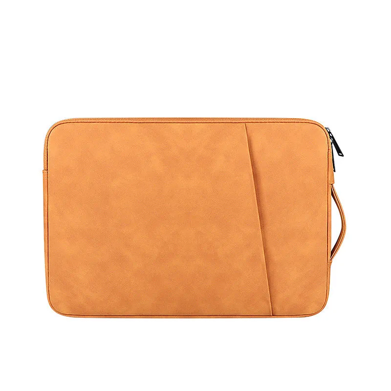 Portable breathable waterproof laptop bag in horizontal square shape with anti-theft and anti-seismic padding, suitable for 13.3 to 15.4 inch laptops