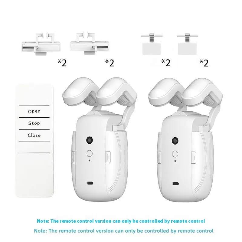 Bluetooth electric curtain controller for Roman rod and TU track systems with remote control and smart home connectivity