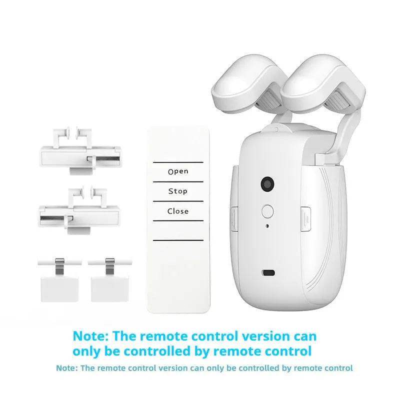 Bluetooth electric curtain controller for Roman rod and TU track systems with remote control and smart home connectivity