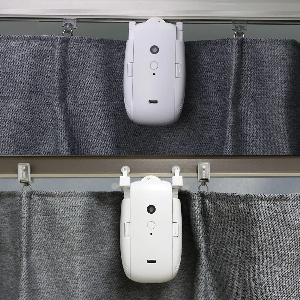Bluetooth electric curtain controller for Roman rod and TU track systems with remote control and smart home connectivity