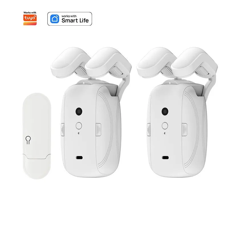 Bluetooth electric curtain controller for Roman rod and TU track systems with remote control and smart home connectivity