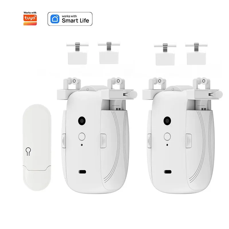 Bluetooth electric curtain controller for Roman rod and TU track systems with remote control and smart home connectivity