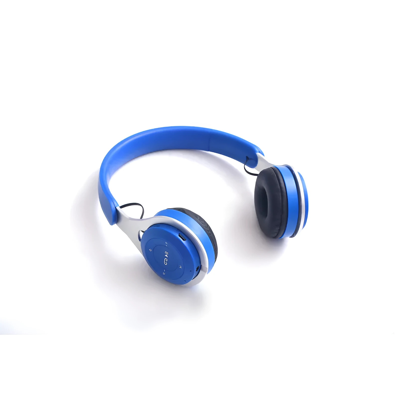 Binaural wireless headset in Black with head-mounted design and Bluetooth 5.0