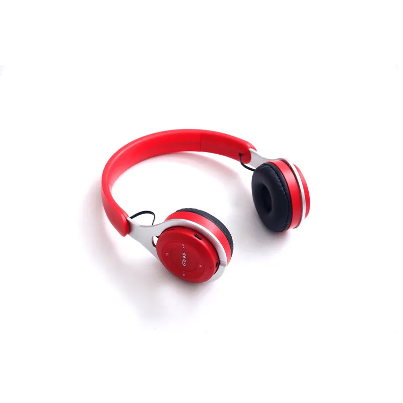 Binaural wireless headset in Black with head-mounted design and Bluetooth 5.0