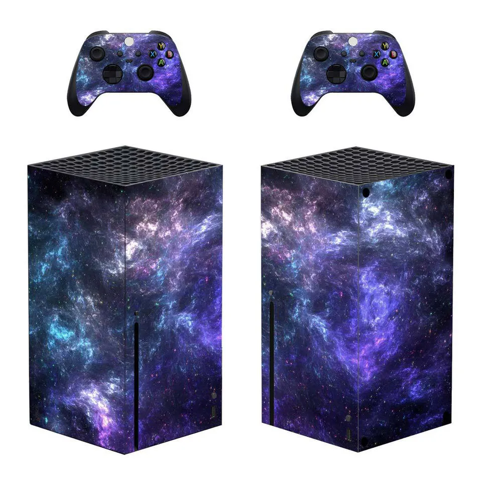 Xbox One S PVC sticker protective film in five colour styles with removable glue
