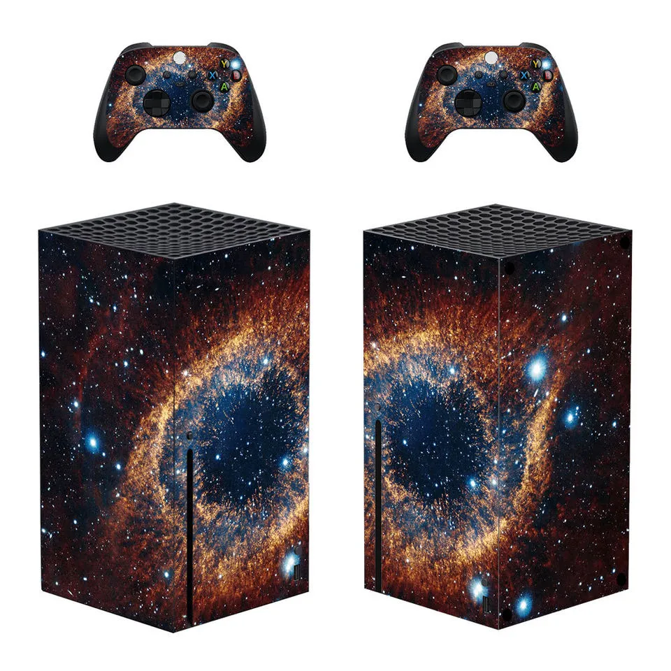 Xbox One S PVC sticker protective film in five colour styles with removable glue
