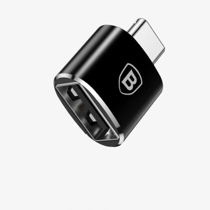 USB C adapter for laptop with two-in-one charging and data transmission, aluminium alloy shell, compact size