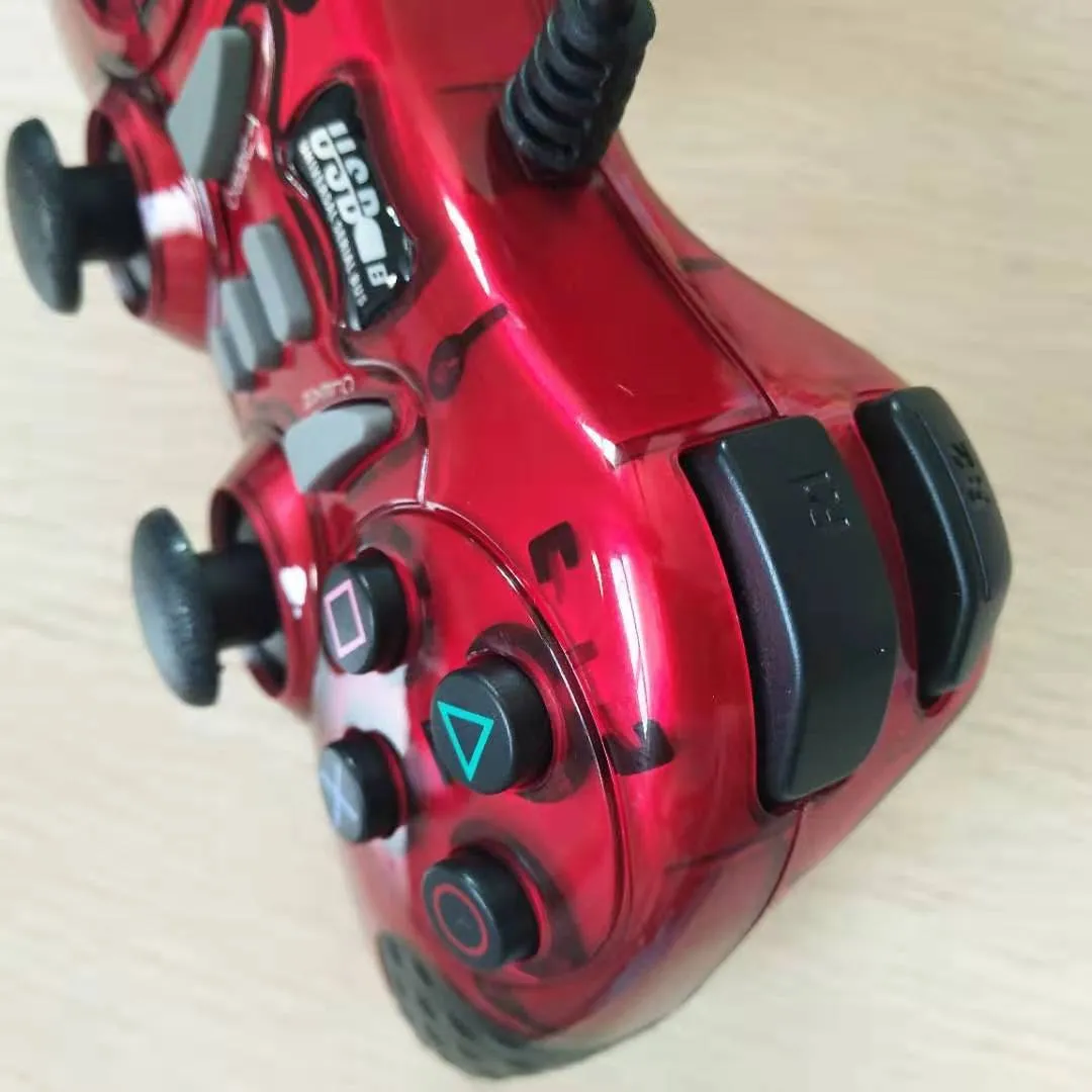 Red universal USB gamepad controller for Android, PC, XBOX360, STB, and PS3.