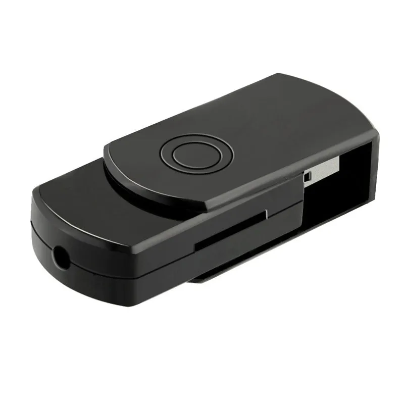 Professional USB voice recorder in black with voice activated recording and TF card slot