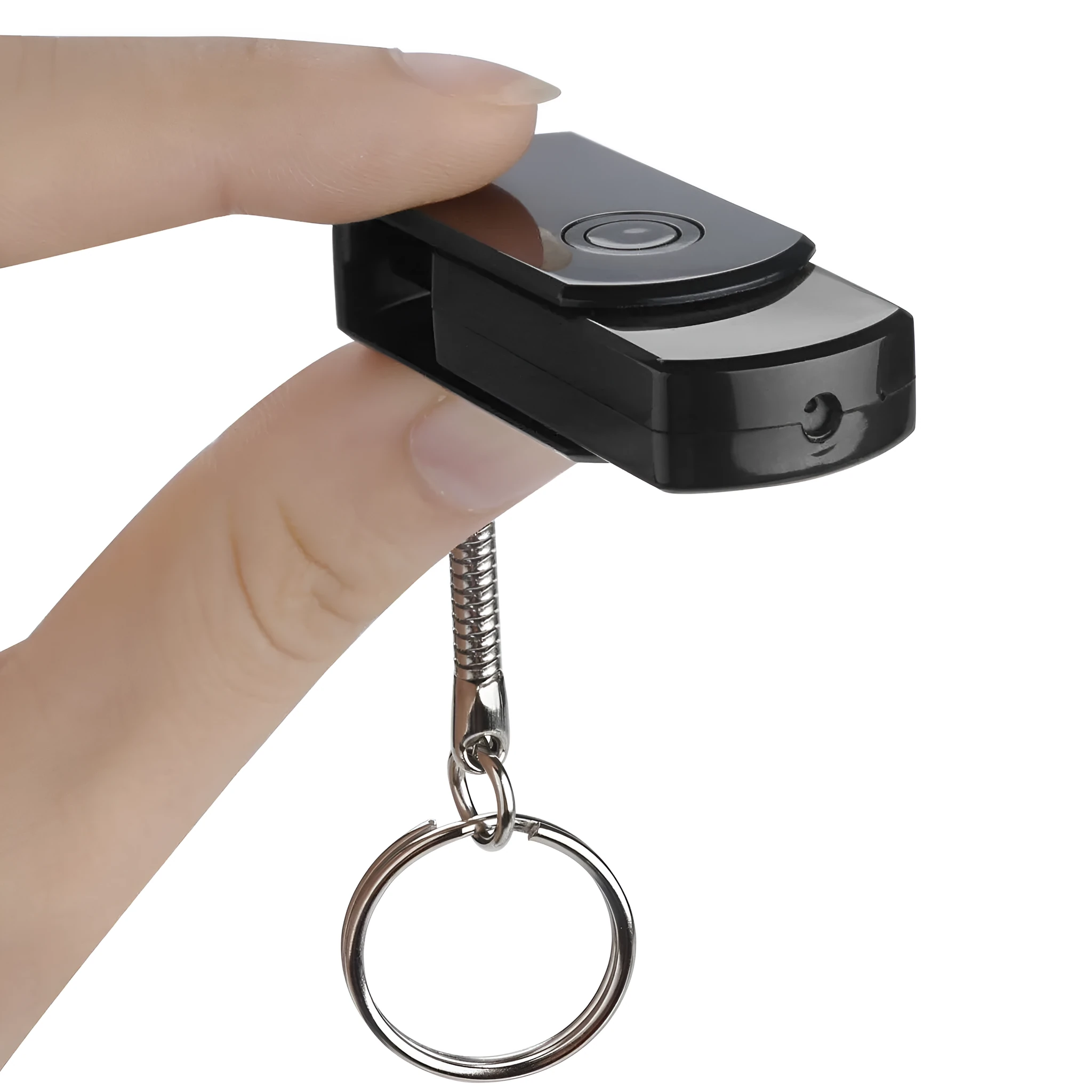 Professional USB voice recorder in black with voice activated recording and TF card slot