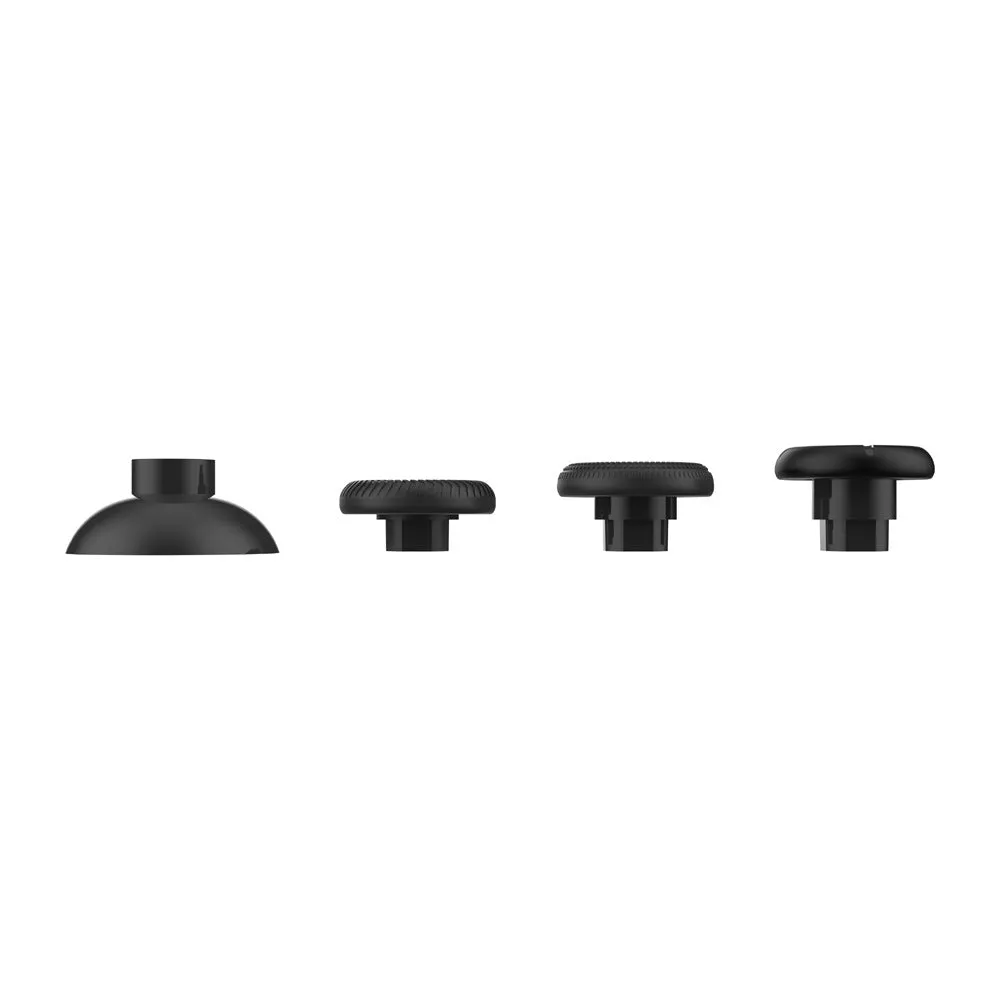 Set of eight black gamepad rocker caps for PS5 PS4 XSX Switch Xbox controllers