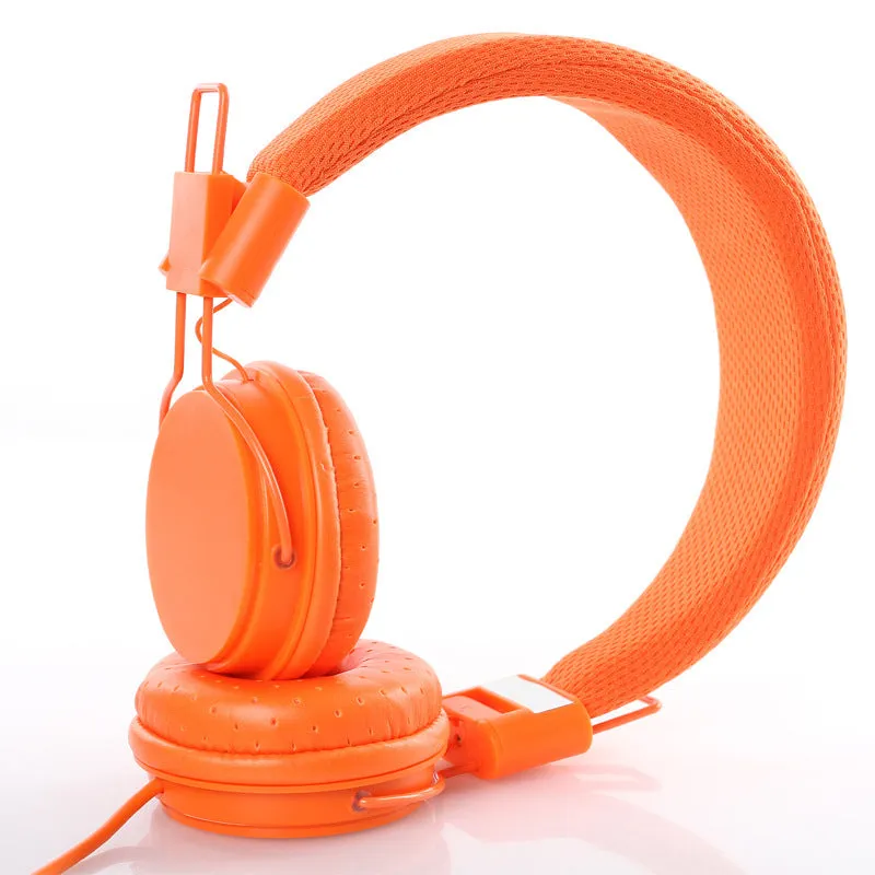 Wired headset with in-line microphone, head-mounted design, 40mm moving coil driver for PC computer