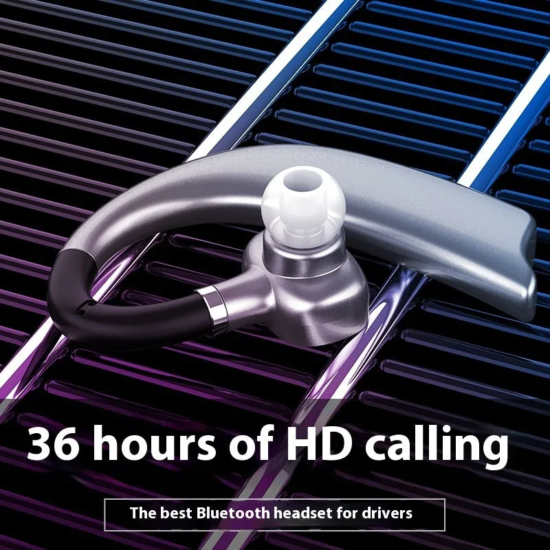 FsrdGT X23 single ear Bluetooth headset with ear hook design, plastic body, black colour