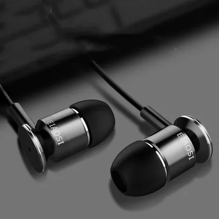 White universal wire-controlled in-ear earphones with 3.5mm plug and 1.2m cable