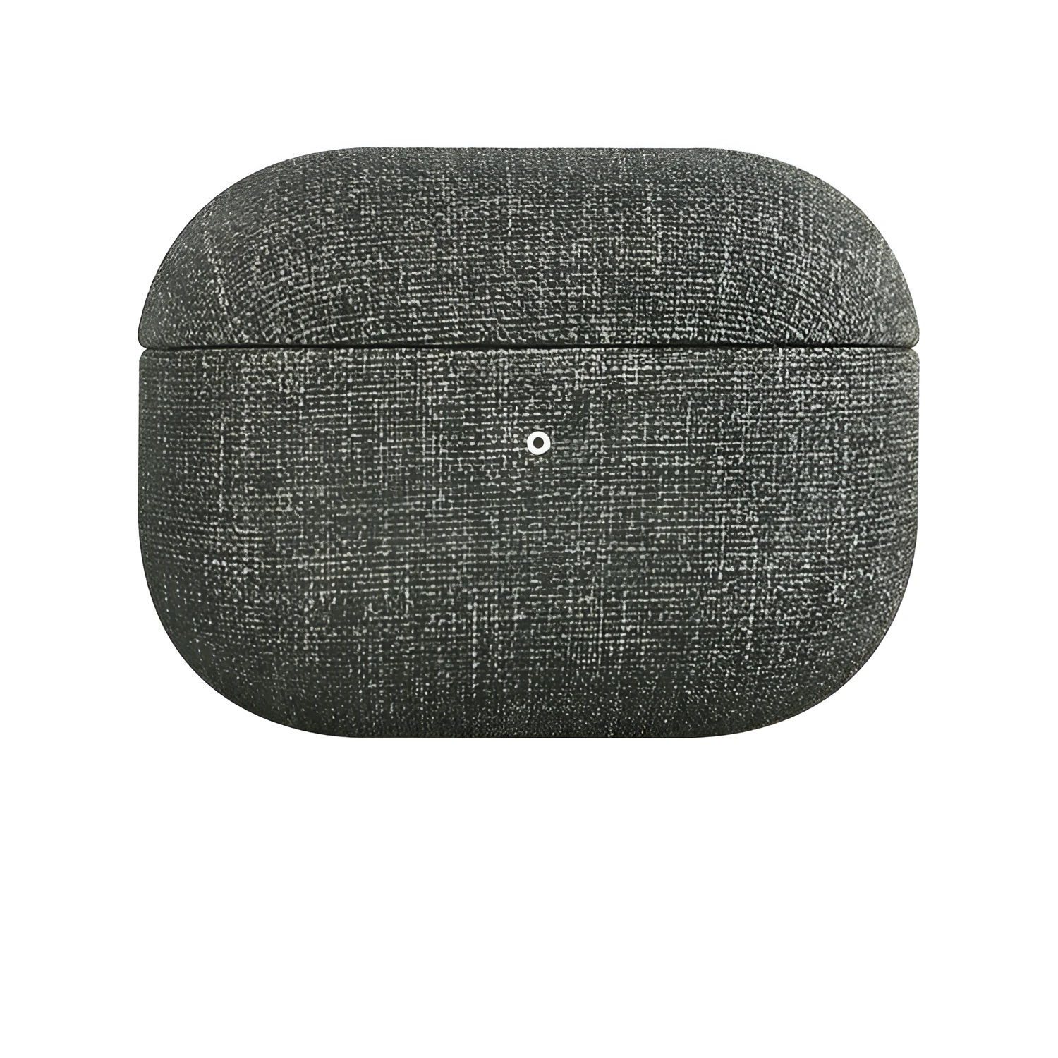 All-inclusive fabric PU cloth pattern protective cover for AirPods AirPods Pro and AirPods 3 in grey