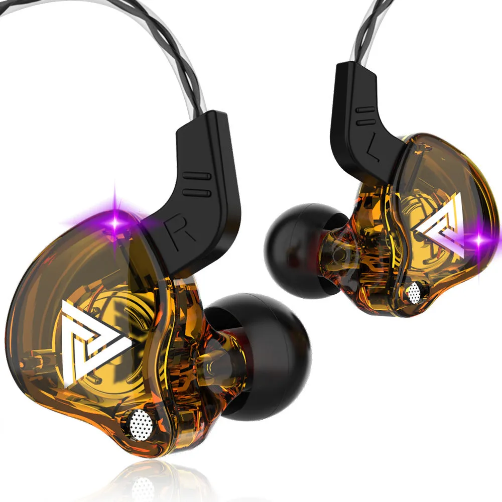 AK6 in-ear wired headset with microphone and remote, 3.5mm plug, TPE cable, black colour