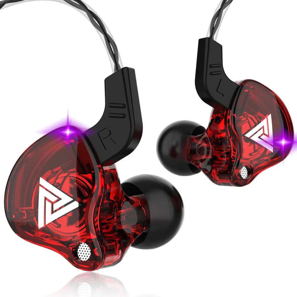 AK6 in-ear wired headset with microphone and remote, 3.5mm plug, TPE cable, black colour