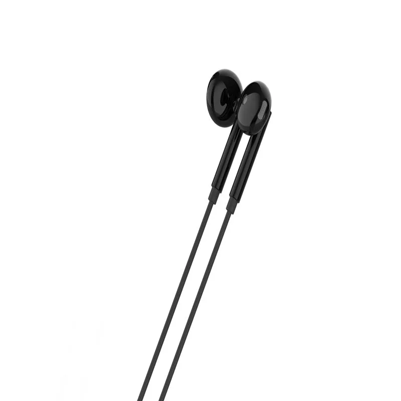 Meisheng Y1 wired monitor headphones black colour plastic construction