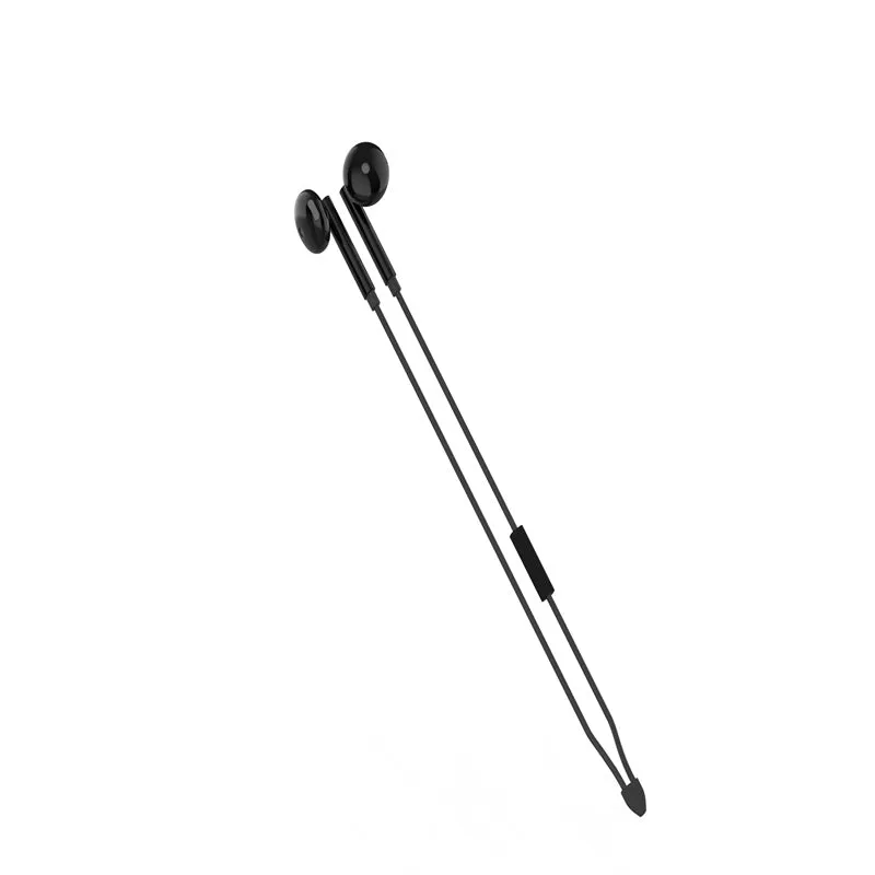 Meisheng Y1 wired monitor headphones black colour plastic construction