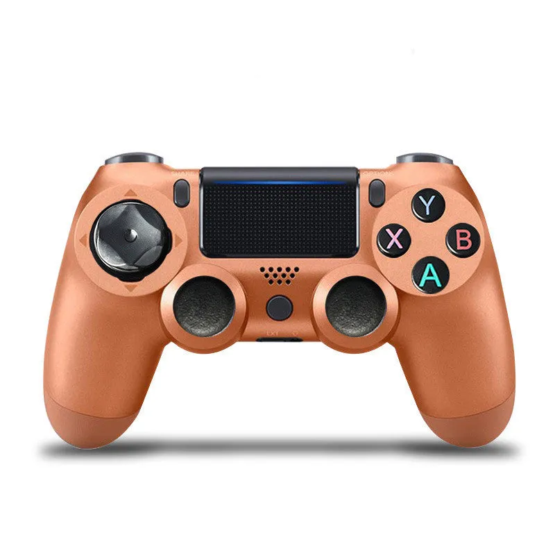 Wireless Bluetooth PS4 game controller with dual vibration in multiple colour options