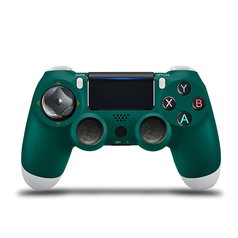 Wireless Bluetooth PS4 game controller with dual vibration in multiple colour options