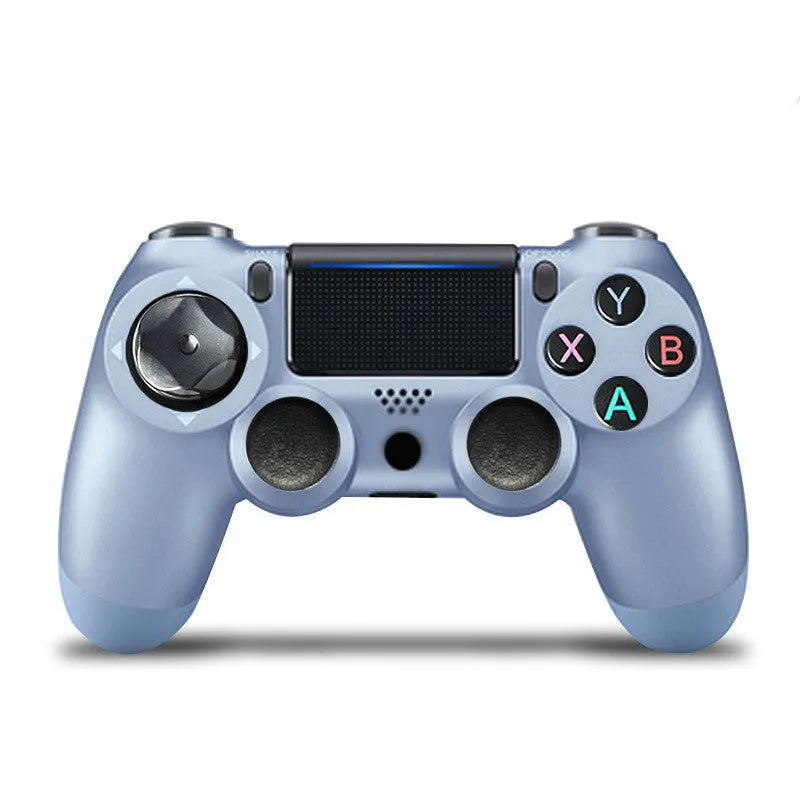 Wireless Bluetooth PS4 game controller with dual vibration in multiple colour options
