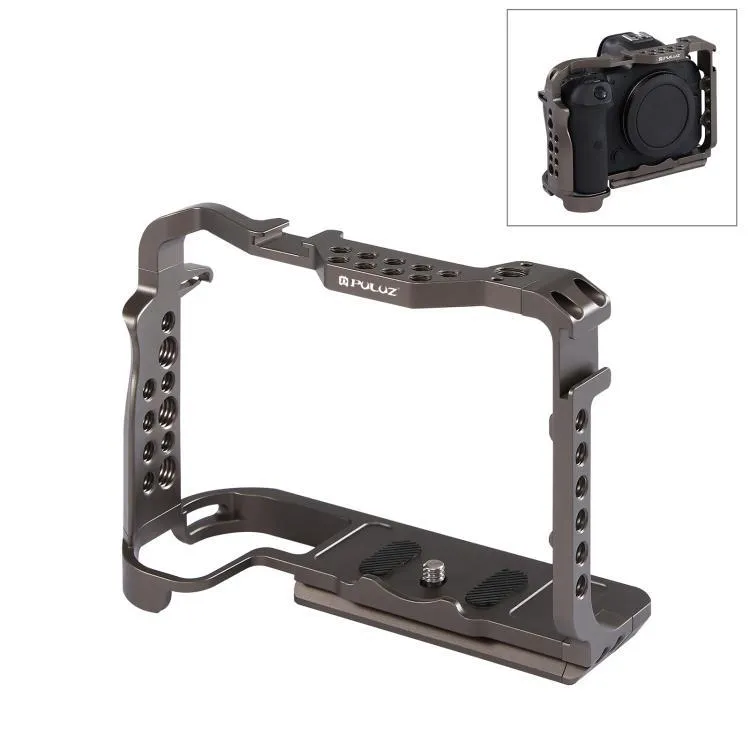 Aluminium alloy camera cage frame for Canon EOS R5 R6 R7 RP R10 with open design