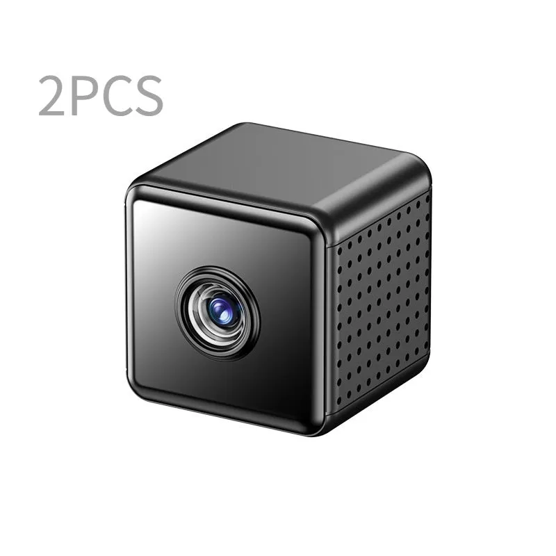 Wireless indoor security camera in X9 colour with built-in lithium battery on bracket