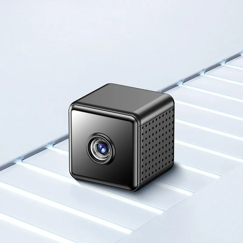 Wireless indoor security camera in X9 colour with built-in lithium battery on bracket