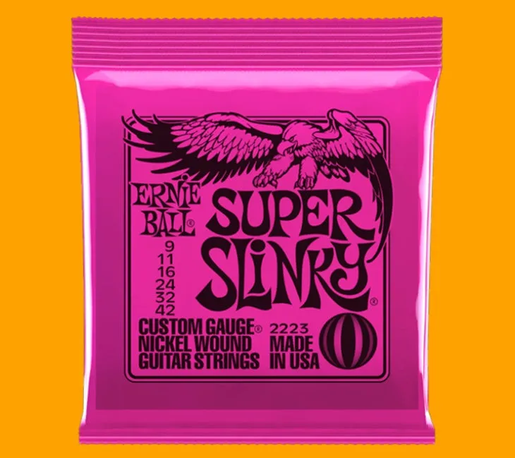 Nickel-plated electric bass guitar strings with alloy construction in multiple gauge styles