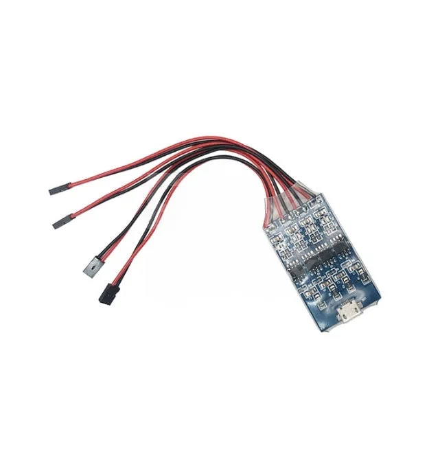 Aviation model LED navigation light unit with shell probe mount and multiple colour LEDs on a PCB board.