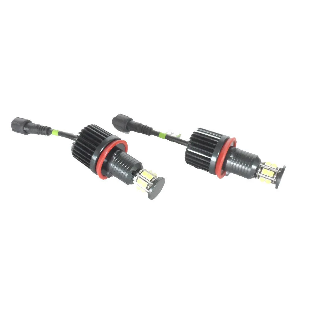 E92 120W LED angel eye light 6 sides 12 lamp beads H11 plug for BMW headlight IP66 waterproof