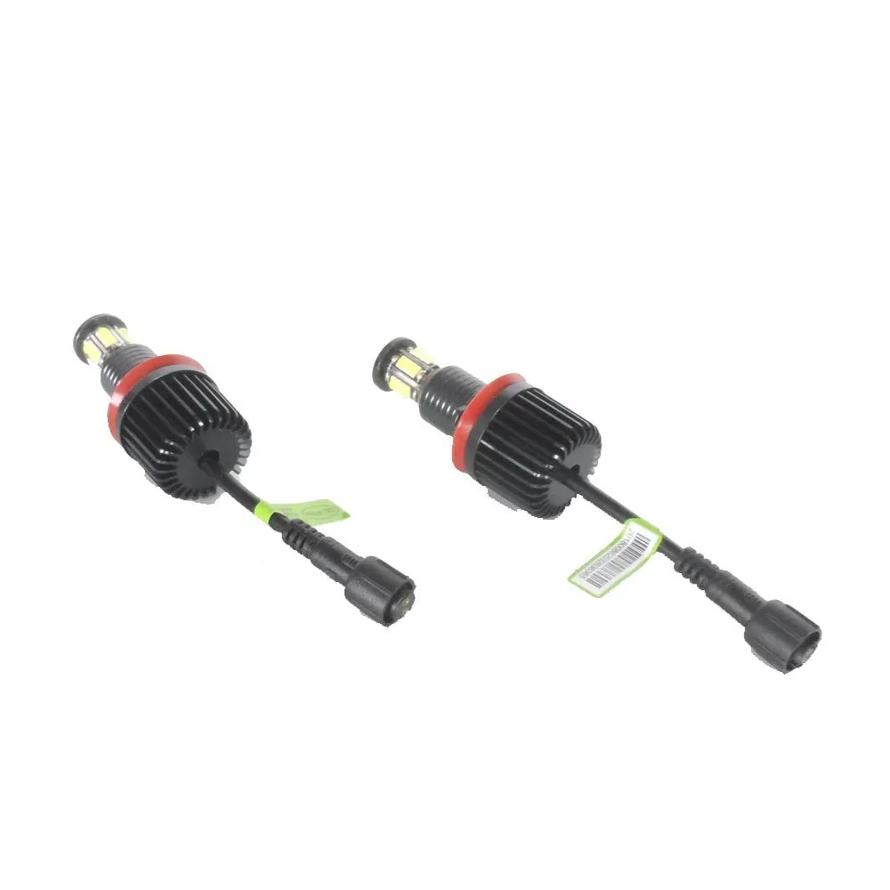 E92 120W LED angel eye light 6 sides 12 lamp beads H11 plug for BMW headlight IP66 waterproof