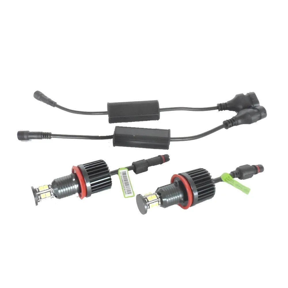 E92 120W LED angel eye light 6 sides 12 lamp beads H11 plug for BMW headlight IP66 waterproof