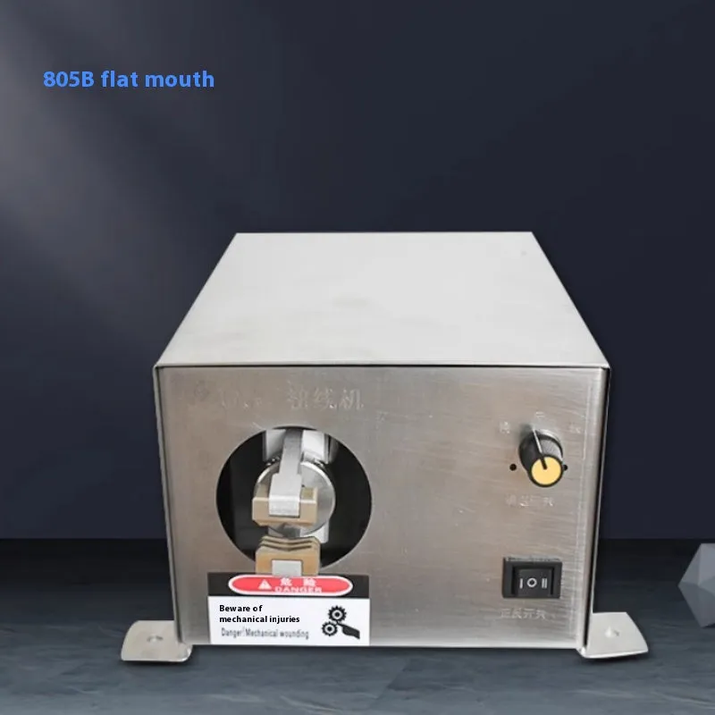 Small wire twisting machine for multi-strand copper core wires on workbench