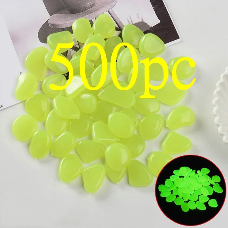 Mixed colour fluorescent luminous stones for aquarium and garden decoration